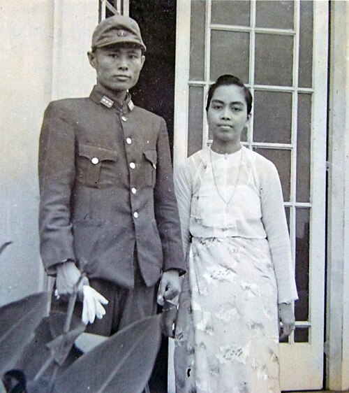 Aung San and Daw Khin Kyi